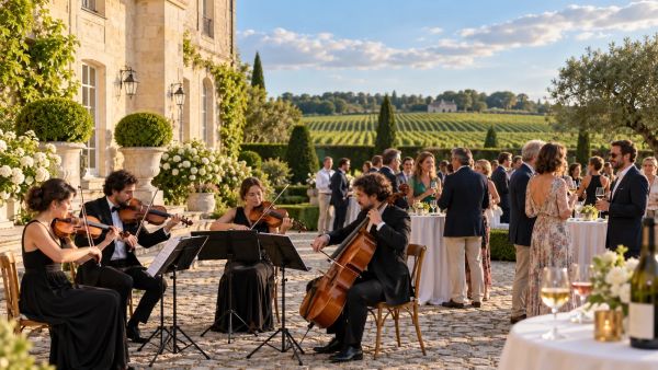 Top 10 musiques incontournables pour un vin d'honneur à Bordeaux