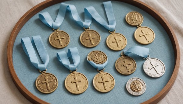 Médailles de baptême : des choix abordables pour vos petits.